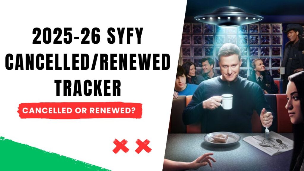 Syfy Cancelled/Renewed Shows 2025-2026 Tracker