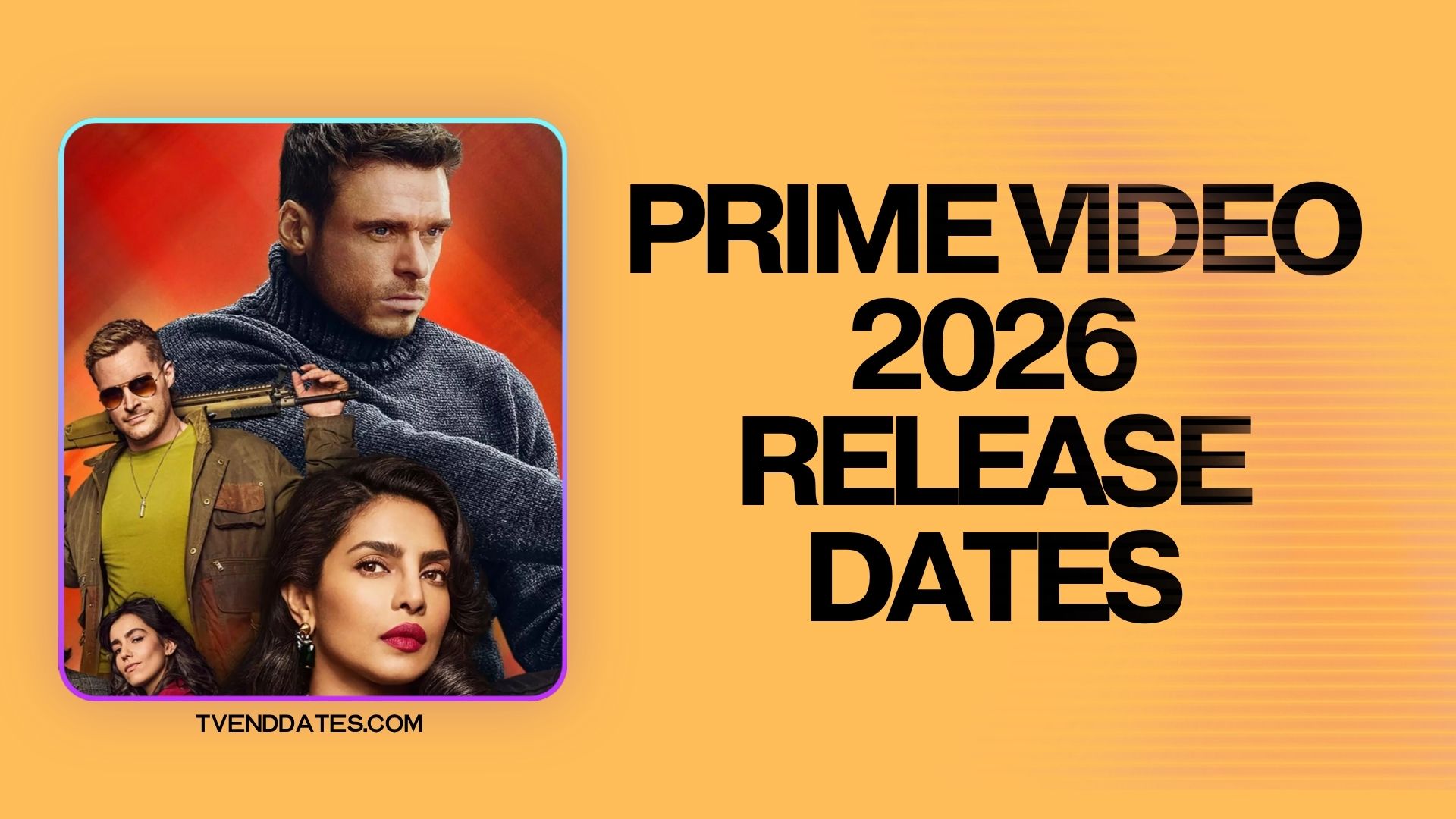Prime Video 2026 Release Dates Calendar